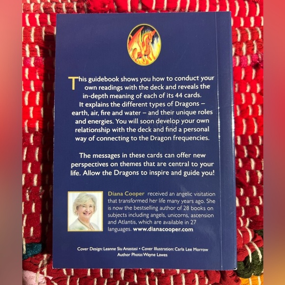 Dragon Oracle Cards Diana Cooper Artwork by Carla Lee Morrow 44 Complete Deck - Picture 4 of 5